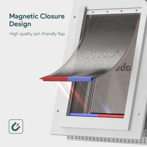 Baboni Pet Door for Interior and Exterior Doors