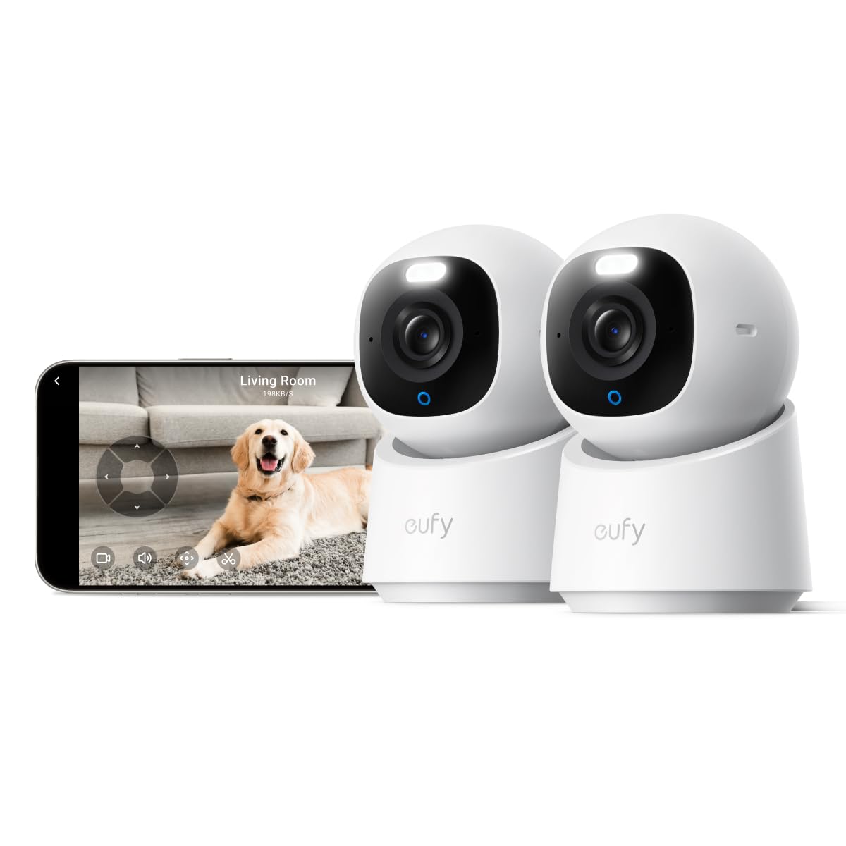 eufy E30 4K Pet Camera with 360° Auto Tracking