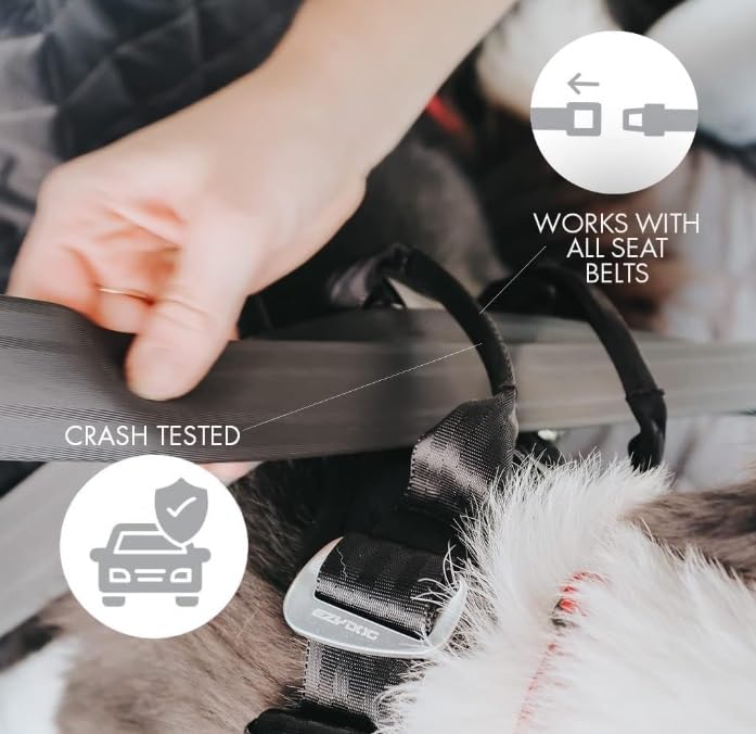 EzyDog Drive Certified Crash-Tested Dog Car Harness