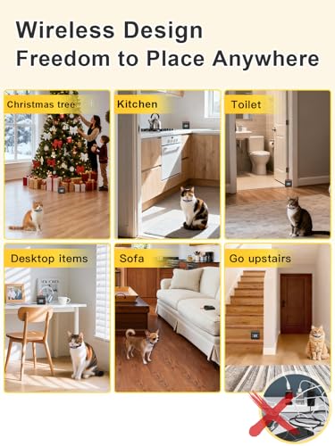 Rechargeable Indoor Cat Barrier with Dual Transmitters