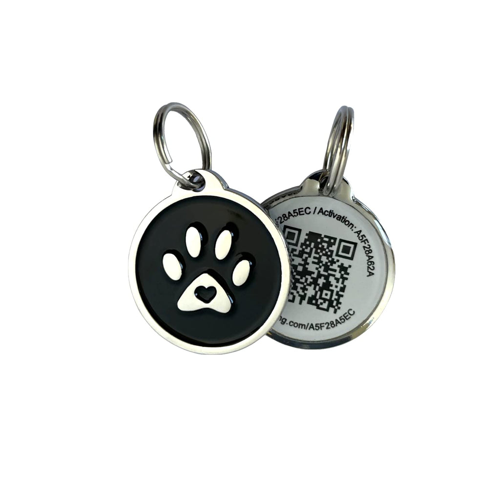 Pet Dwelling QR Code Pet ID Tag – Scan to Contact Owner Instantly, No App Needed, Smart Dog & Cat Tag with Free Personalized Online Pet Profile