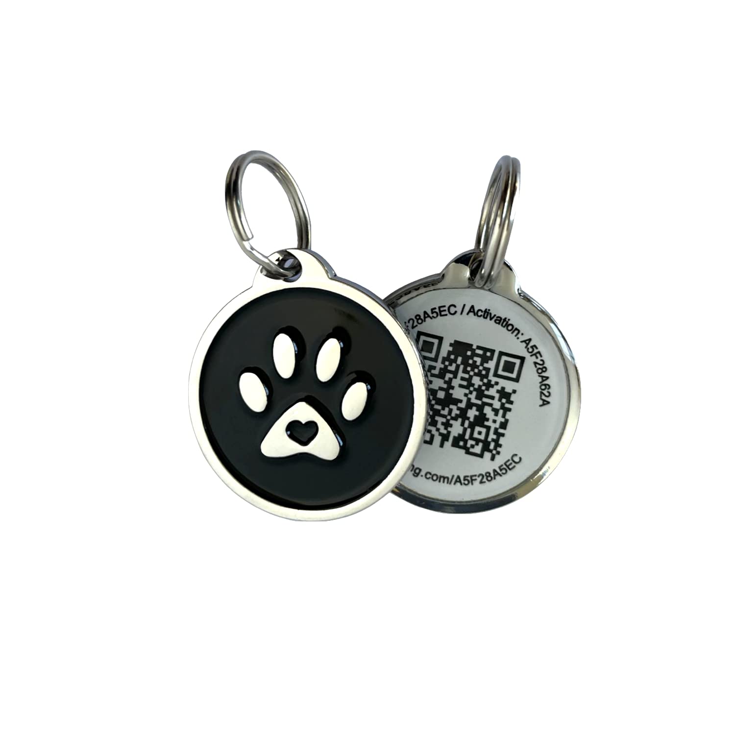 Pet Dwelling QR Code Pet ID Tag – Scan to Contact Owner Instantly, No App Needed, Smart Dog & Cat Tag with Free Personalized Online Pet Profile