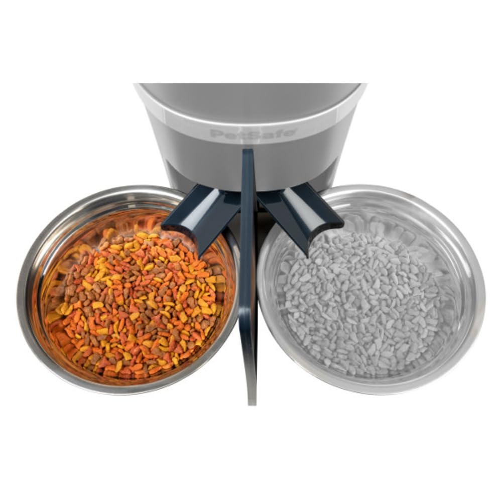 PetSafe Smart Feed Automatic Dog & Cat Feeder - Programmable Feeding - Adjustable Portion Control - WiFi Pet Feeder - Large Capacity - Stainless Steel Bowl - App Controlled