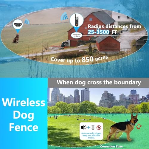 Htcuto X3 Smart Wireless Dog Containment Fence System