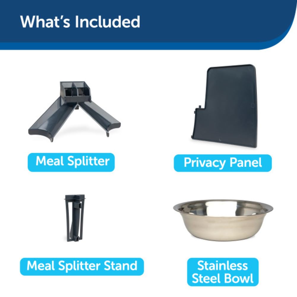 PetSafe Smart Feed Automatic Dog & Cat Feeder - Programmable Feeding - Adjustable Portion Control - WiFi Pet Feeder - Large Capacity - Stainless Steel Bowl - App Controlled