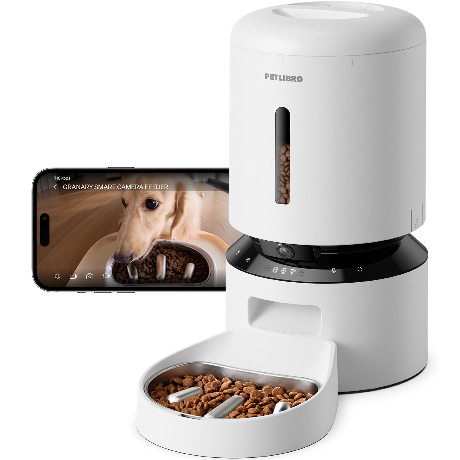 PETLIBRO 5L WiFi Automatic Pet Feeder with Low-Food Alert