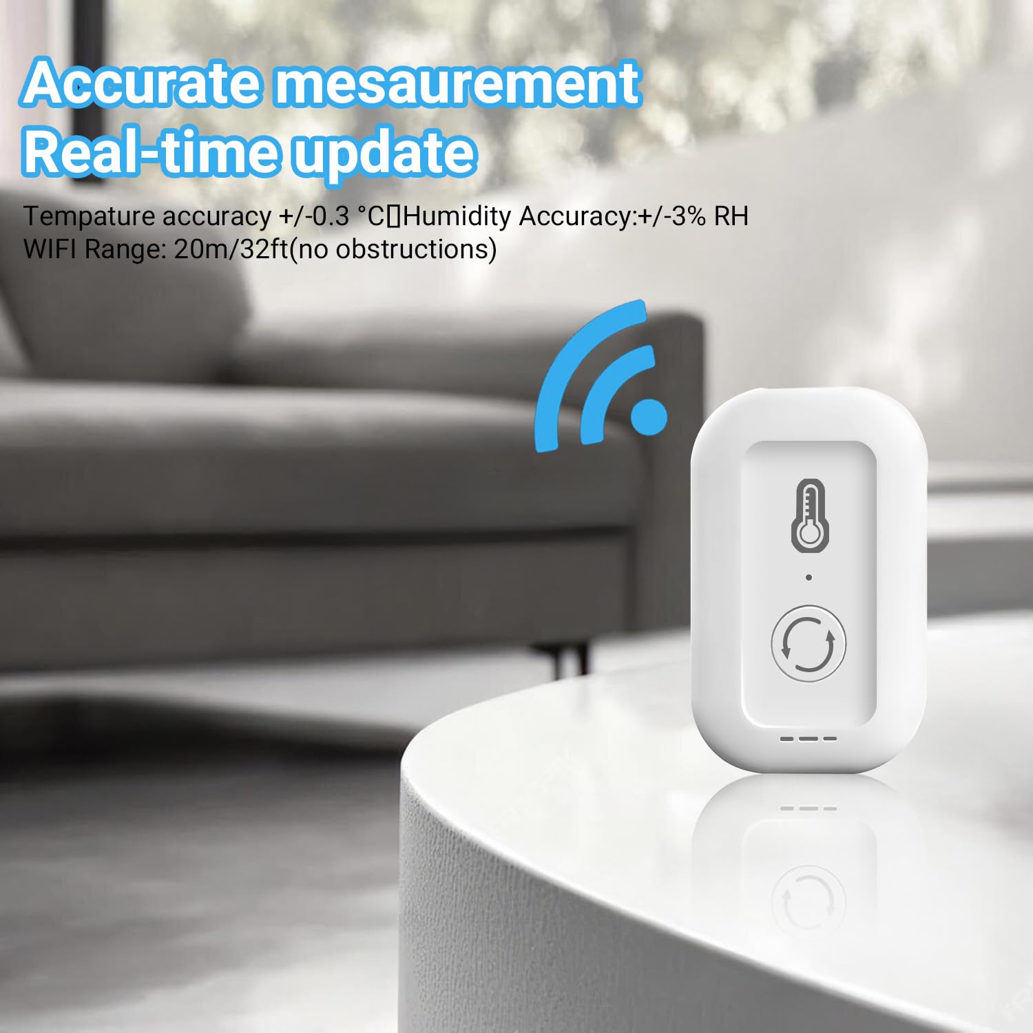 DAYBETTER Smart WiFi Pet Temperature and Humidity Monitor