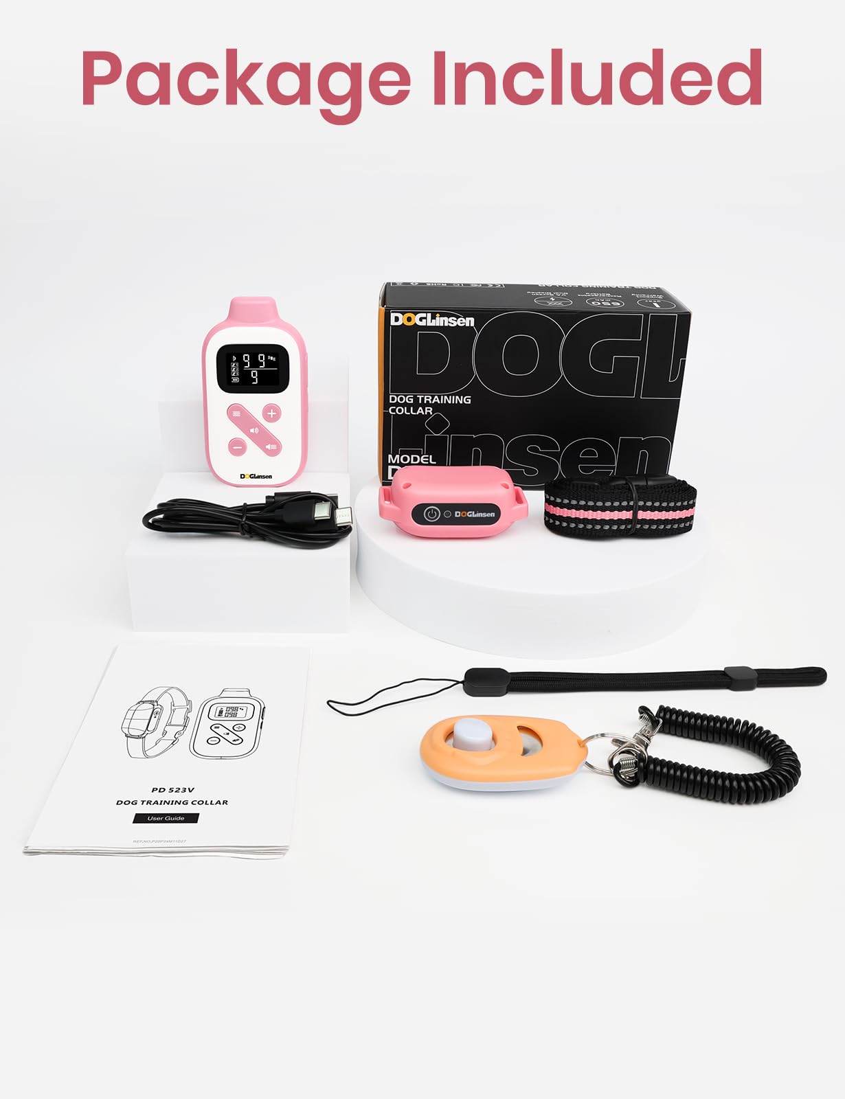DOGLinsen Prong-Free Vibration Collar for Dogs