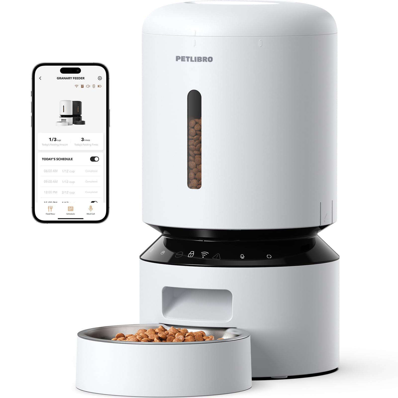PETLIBRO 5L WiFi Automatic Pet Feeder with Low-Food Alert