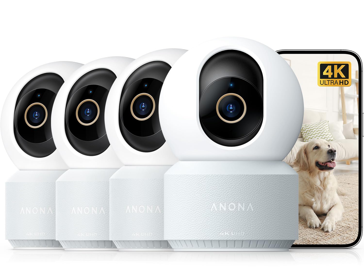 Anona 4K Ultra HD Indoor Pet Monitoring Camera