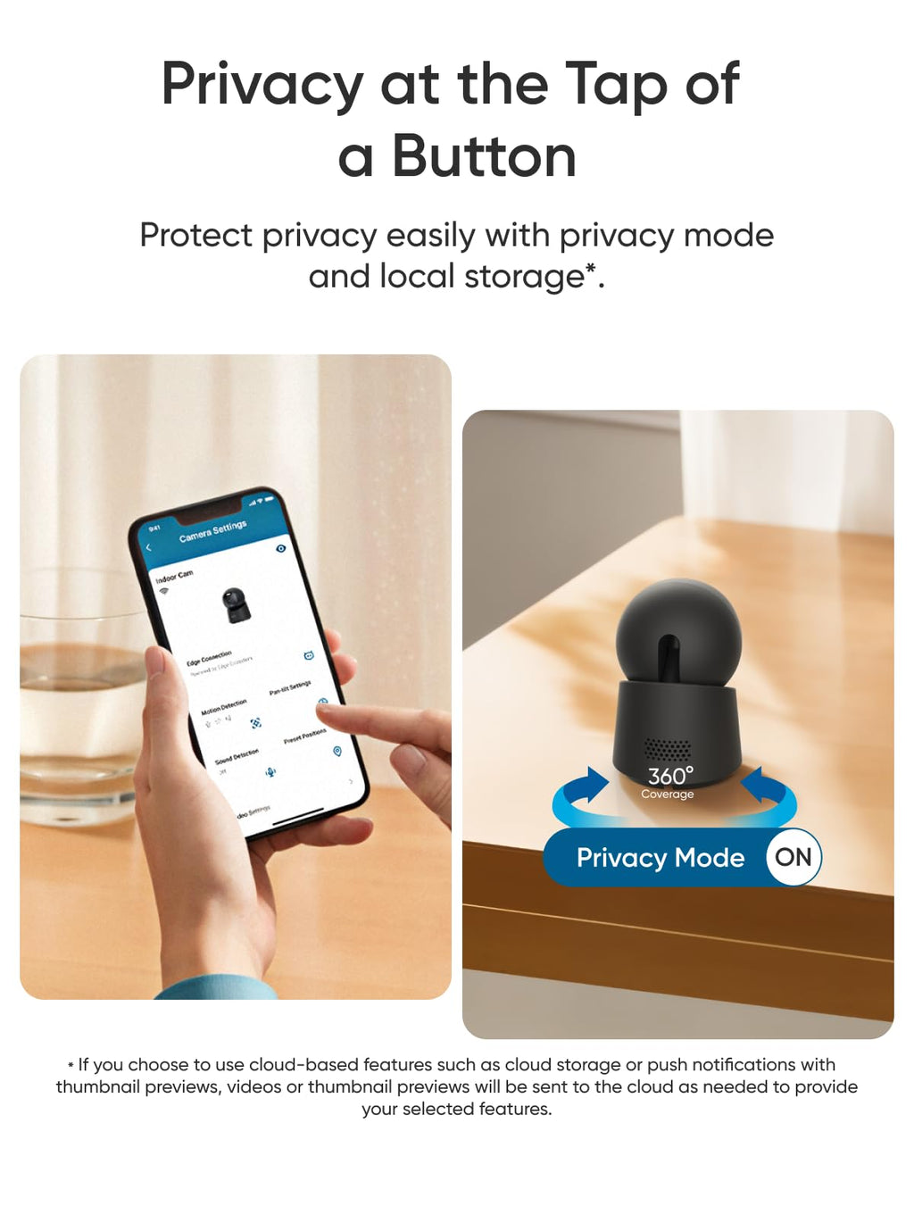 eufy Indoor Cam E30, Latest Generation, 4K UHD Security Camera, Pet/Dog/Baby Camera with Phone app, Color Night Vision, Human/Pet Auto Tracking, 360 Pan-Tilt, Works with Homekit