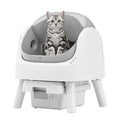 Open-Top Automatic Self-Cleaning Litter Box for Cats