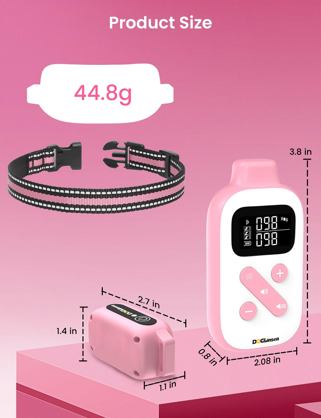 DOGLinsen Prong-Free Vibration Collar for Dogs