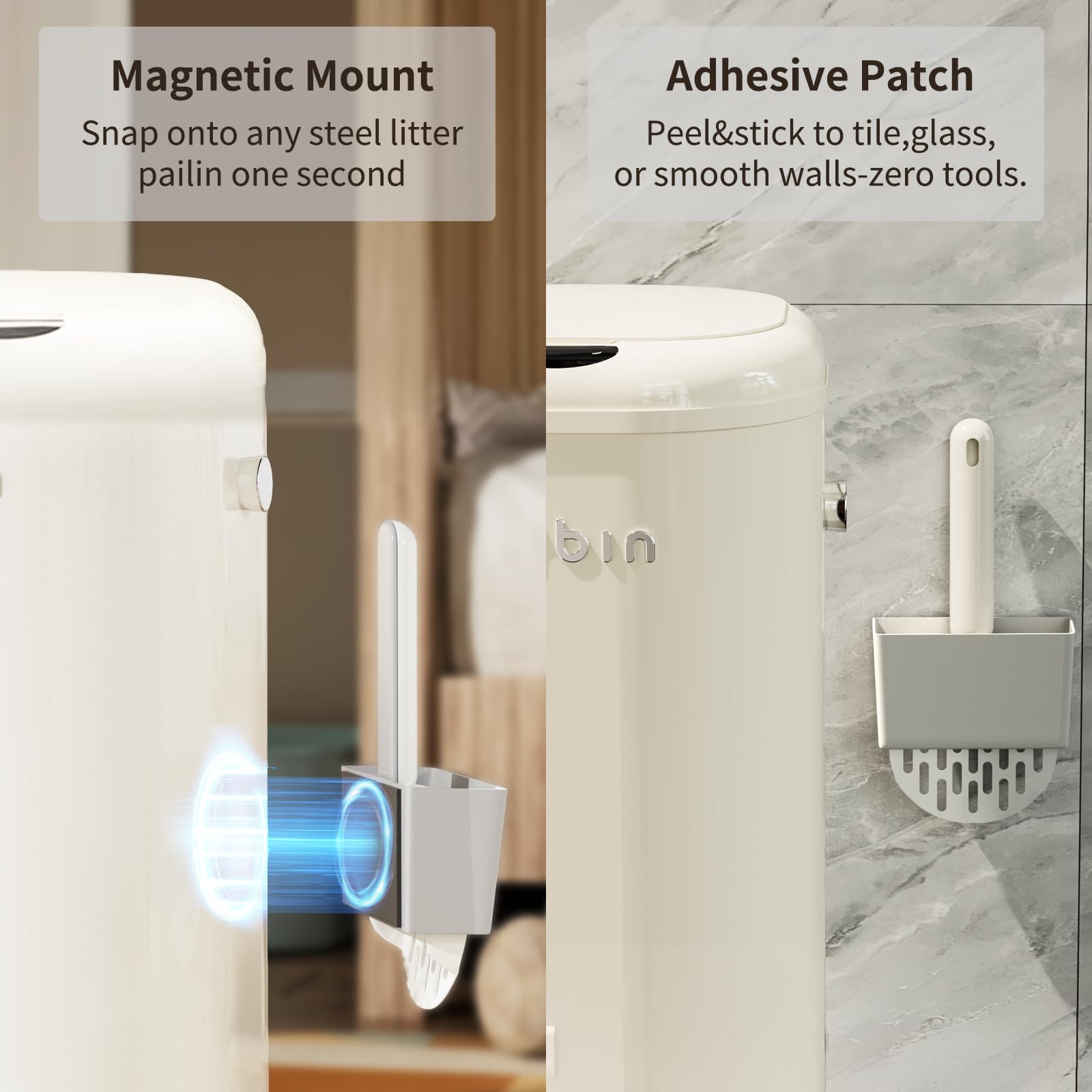 MRBIN 7.9-Gallon Motion-Sensor Cat Litter Waste Bin