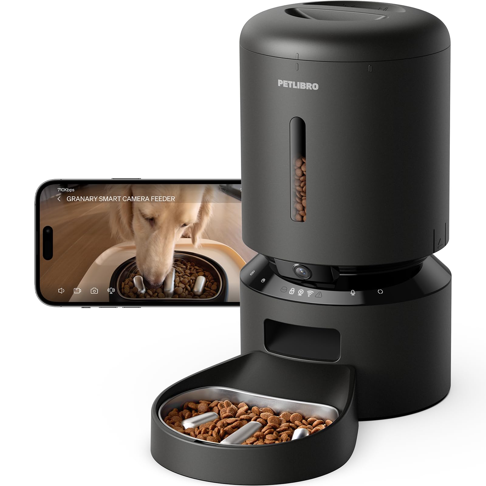 PETLIBRO 5L WiFi Automatic Pet Feeder with Low-Food Alert