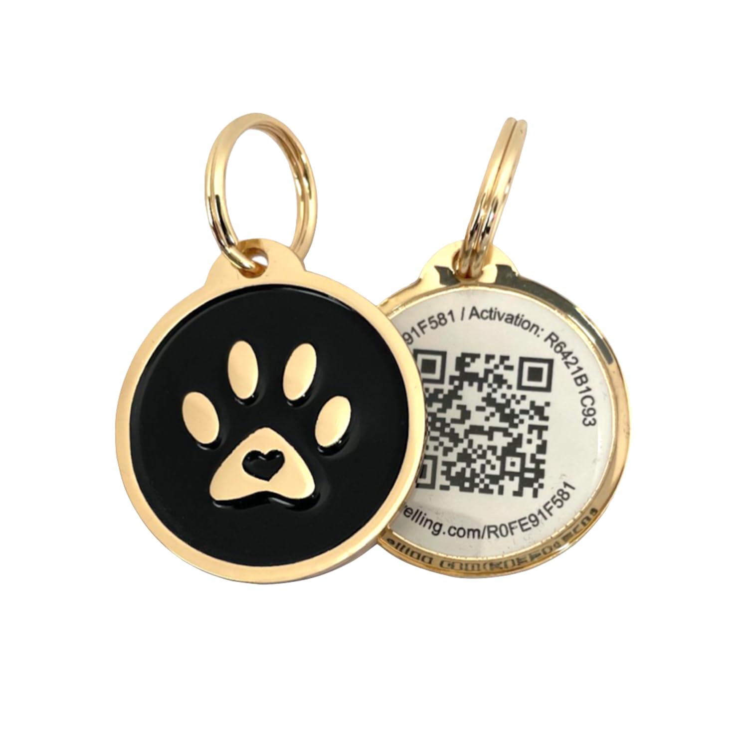 Pet Dwelling QR Code ID Tag for Dogs and Cats