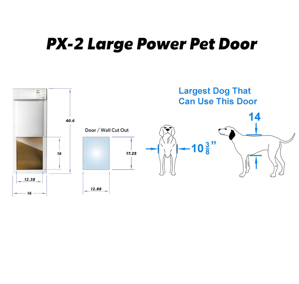 High Tech Pet Power Pet Smart Automatic Electronic Pet Door