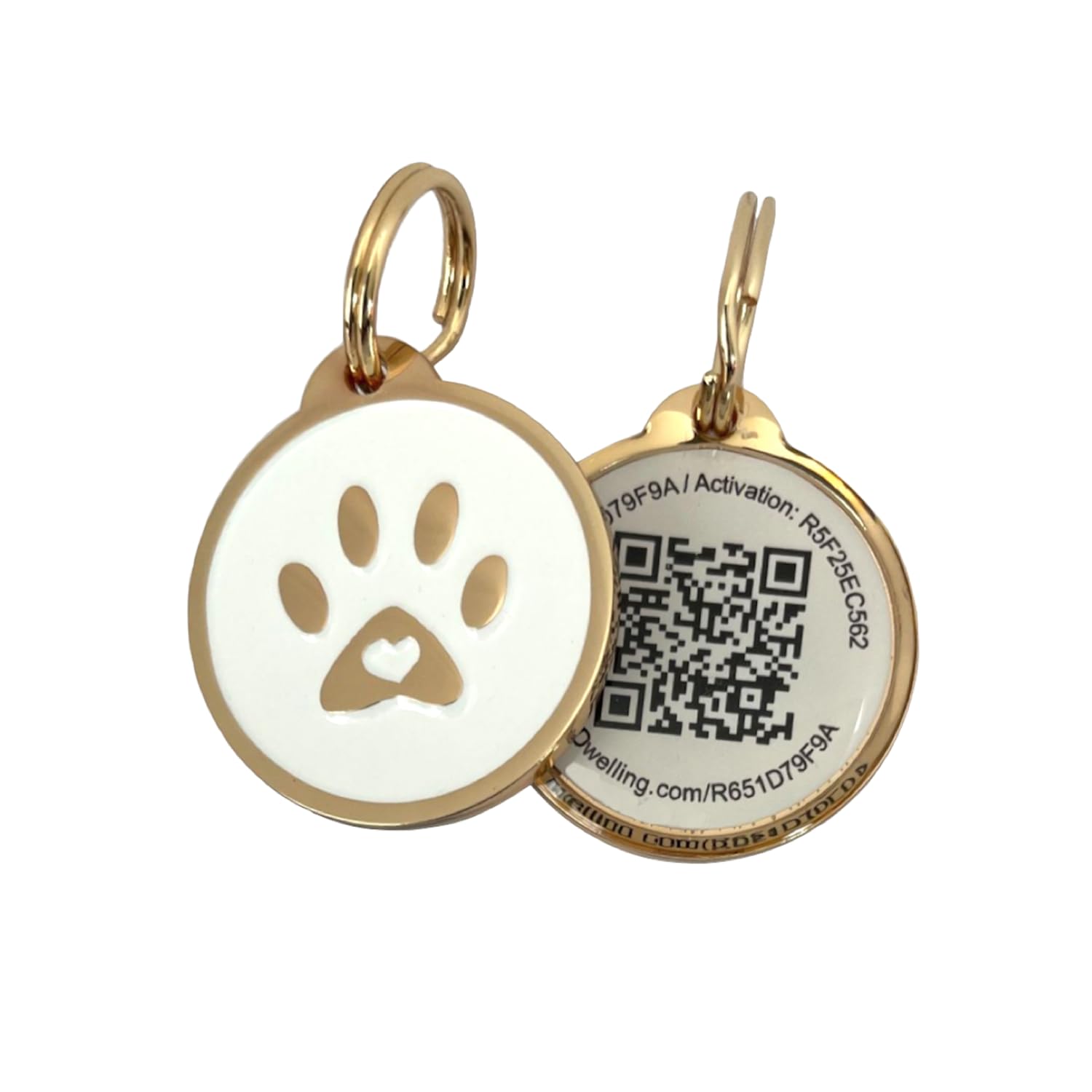 Pet Dwelling QR Code ID Tag for Dogs and Cats