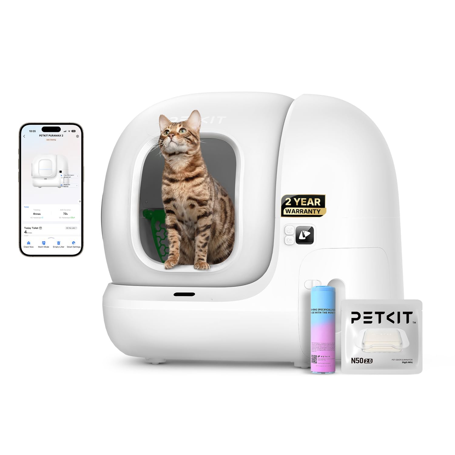 PETKIT App-Controlled Self-Cleaning Cat Litter Box