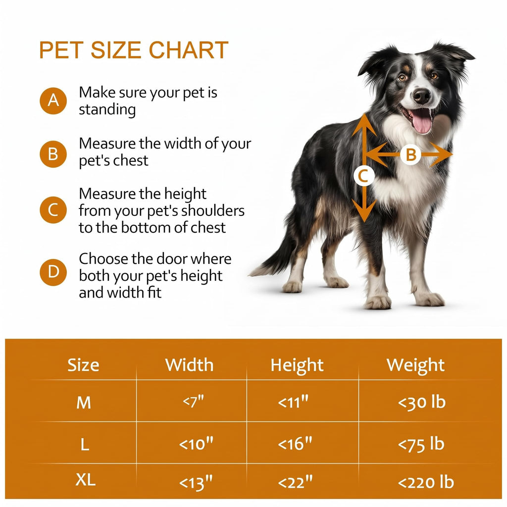 Adjustable Sliding Glass Door Insert with Dog Door