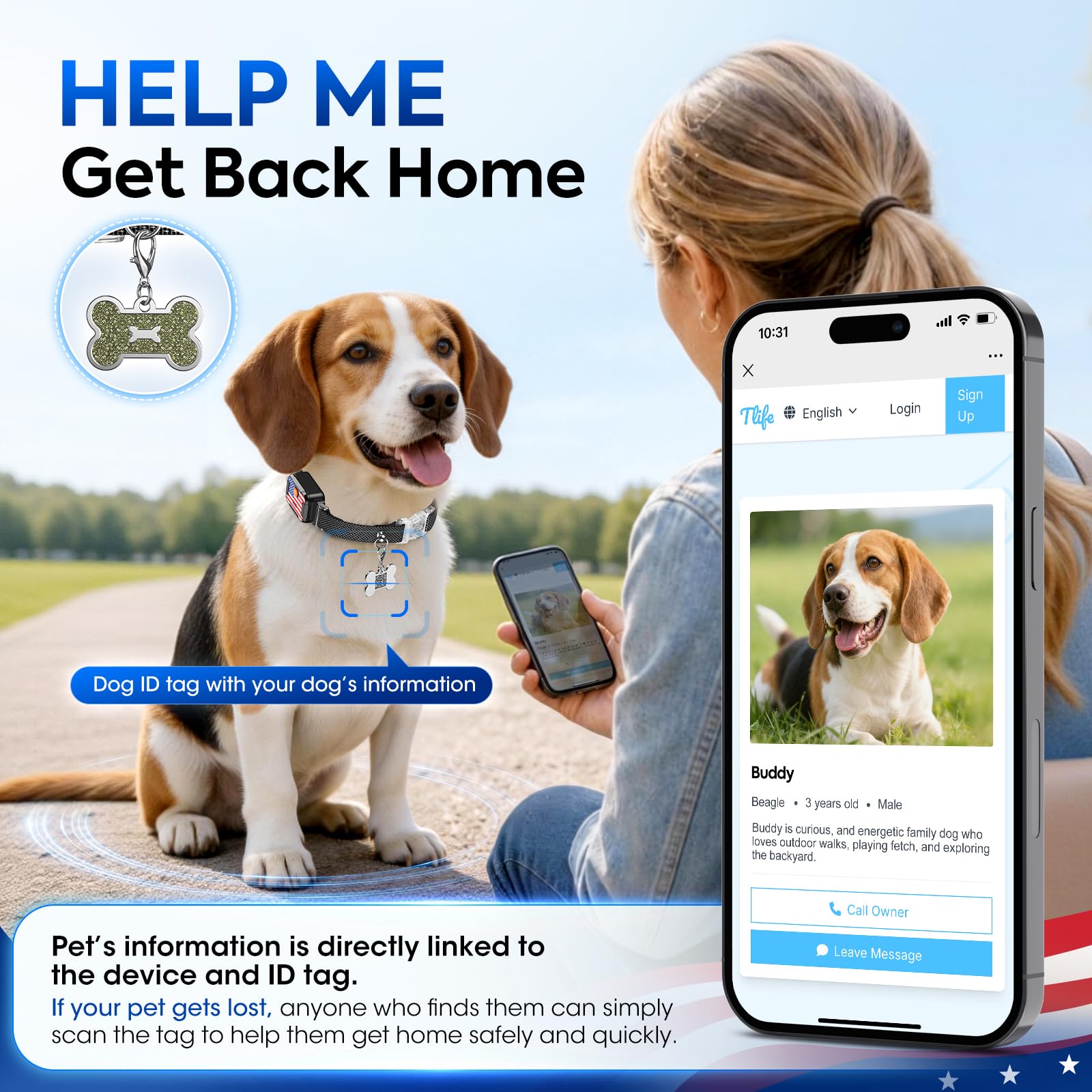 Smart GPS Dog Tracker with Virtual Fence and Health Monitoring