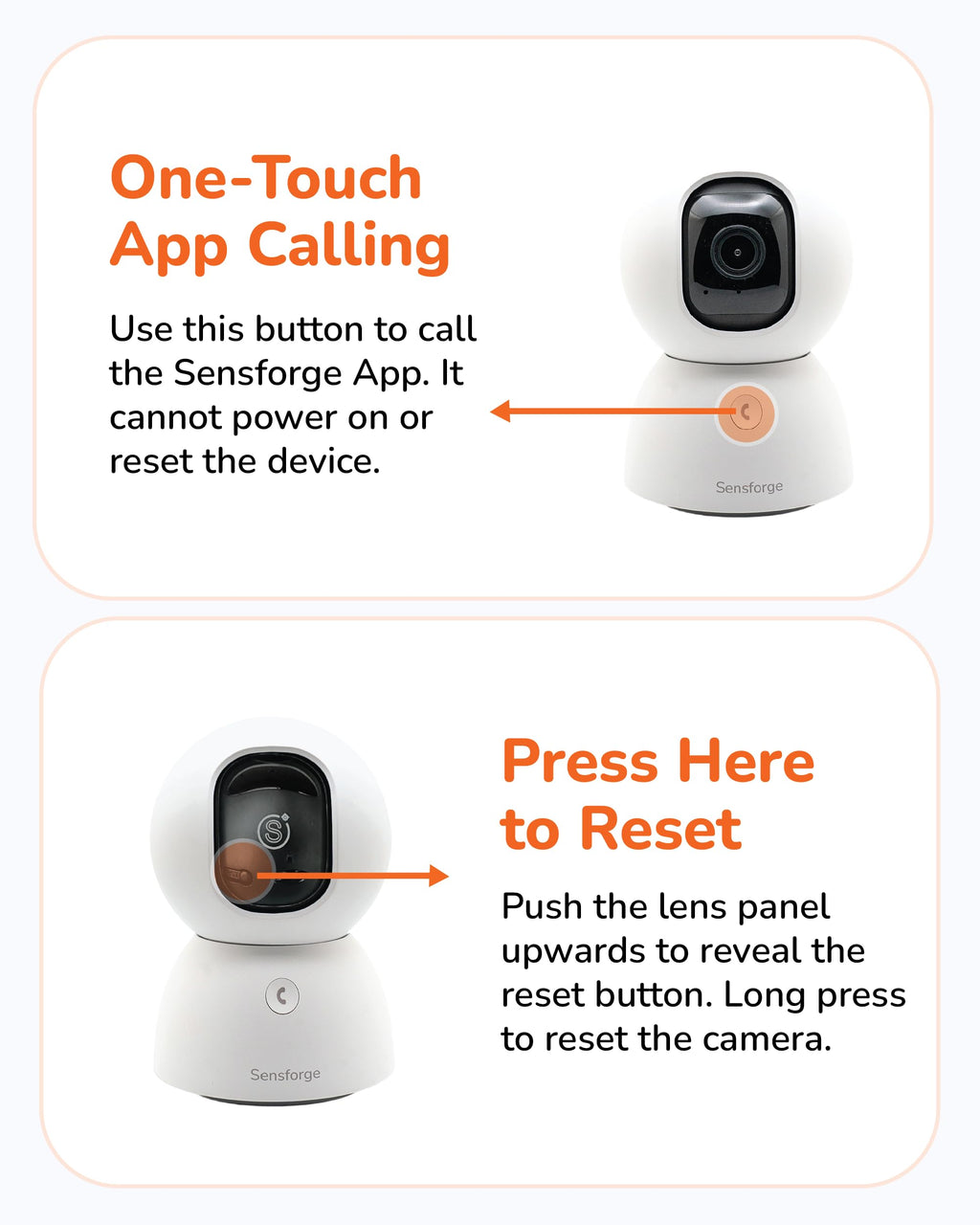 SensForge 2.5K Pan-Tilt Security Camera, 360° Dual-Band WiFi Camera for Home, Free AI Human & Pet Detection