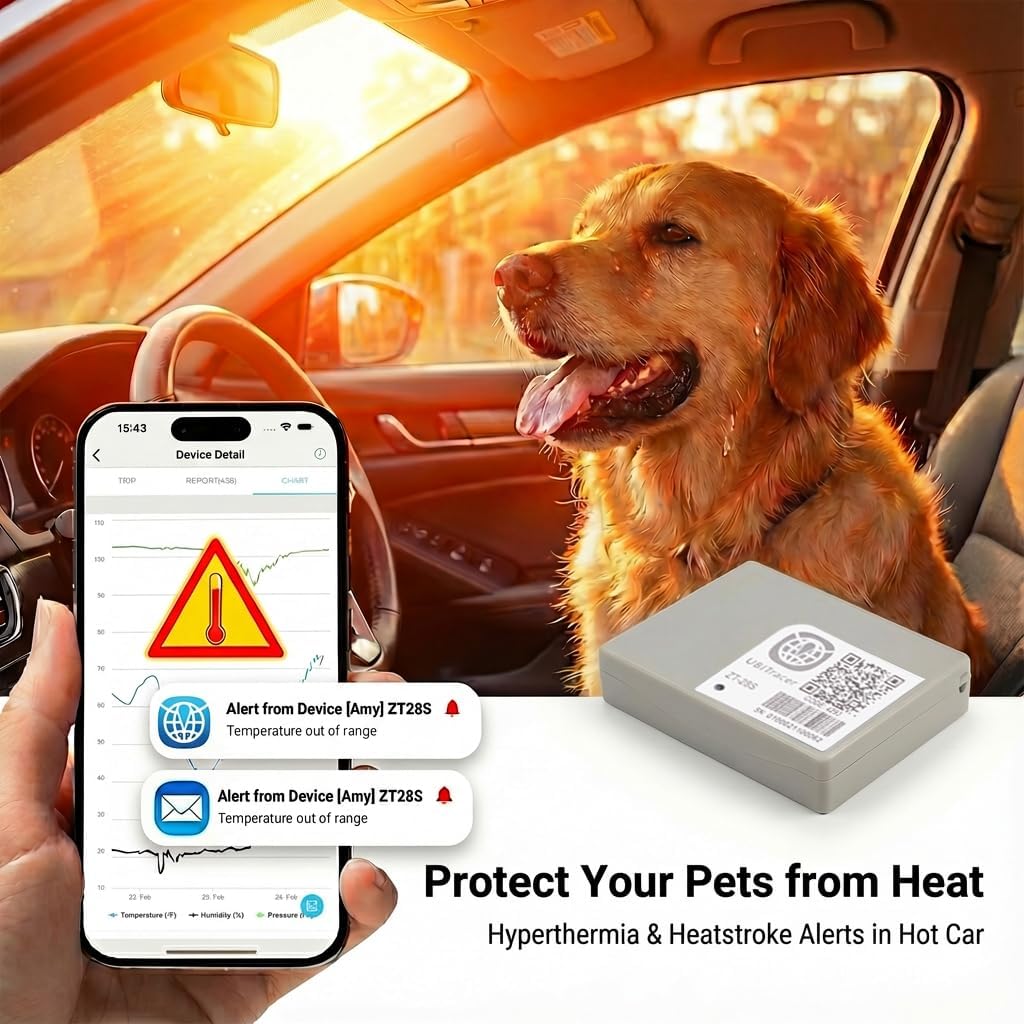 UBITracer GPS Pet Vehicle Temperature and Motion Monitor