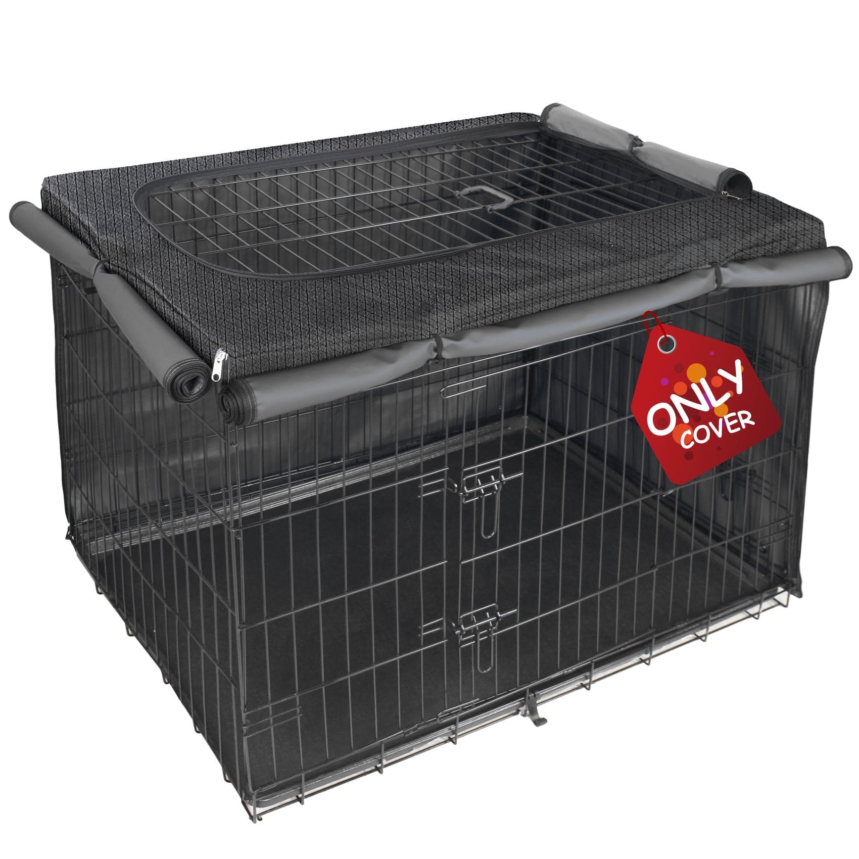 Explore Land Heavy-Duty Dog Crate Cover for Wire Kennels