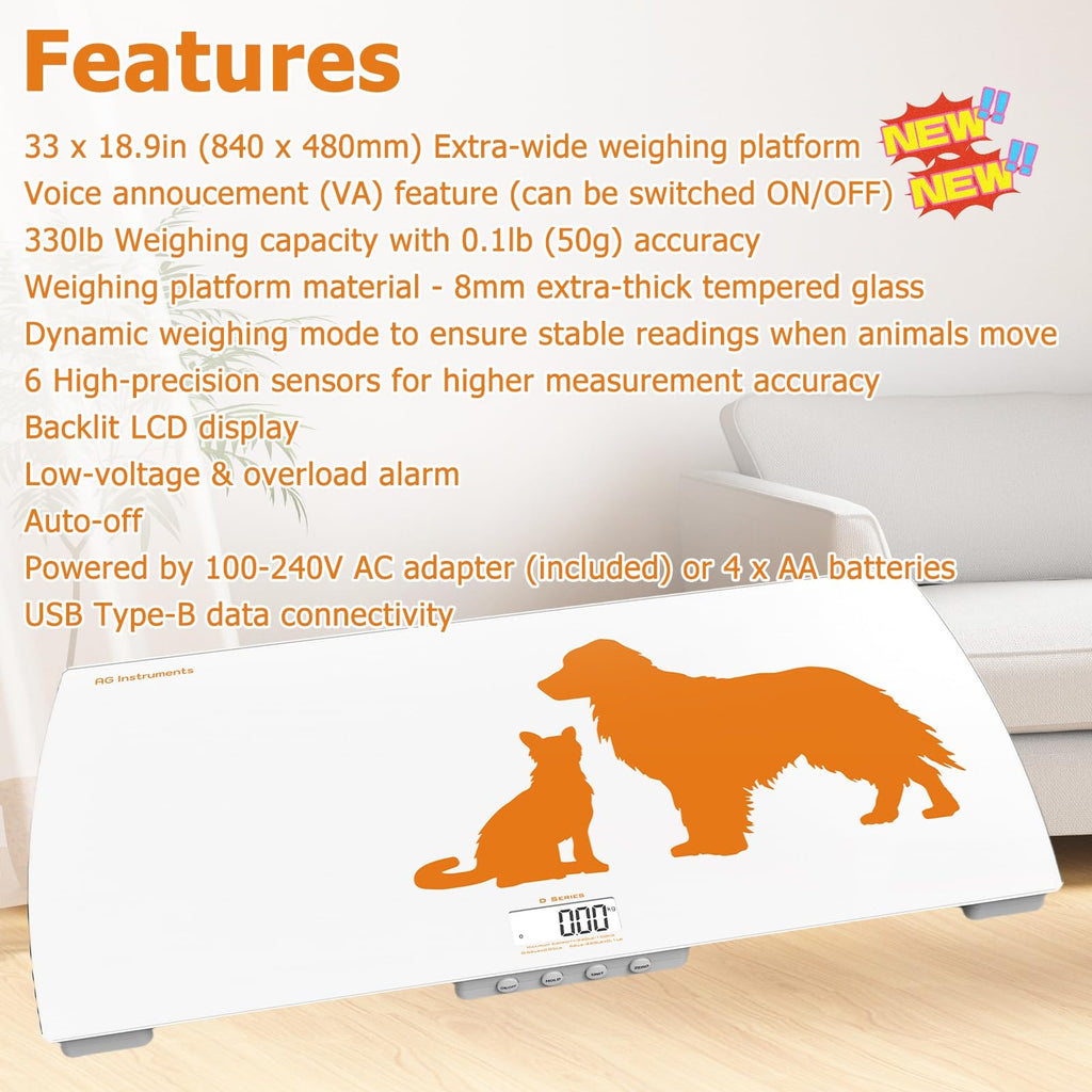 AG Instruments D-Series Digital Animal Floor Scale