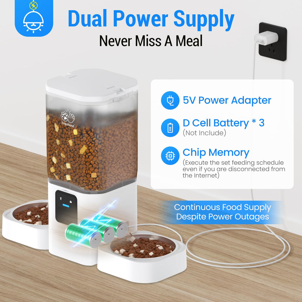 Frienhund Automatic Cat Feeder: Automatic Dog Feeder