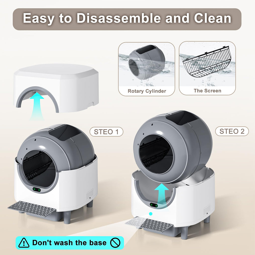 Ellenpent Automatic Self-Cleaning Cat Litter Box