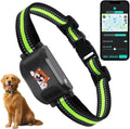 UJQW GPS + Wireless Dog Fence & Training Collar – No Subscription, App Geo-Fence 3280ft, 60-164ft Bluetooth Training, 3 Correction Modes, Auto Sleep/Wake, 7-Day Battery, 3-Dog Support