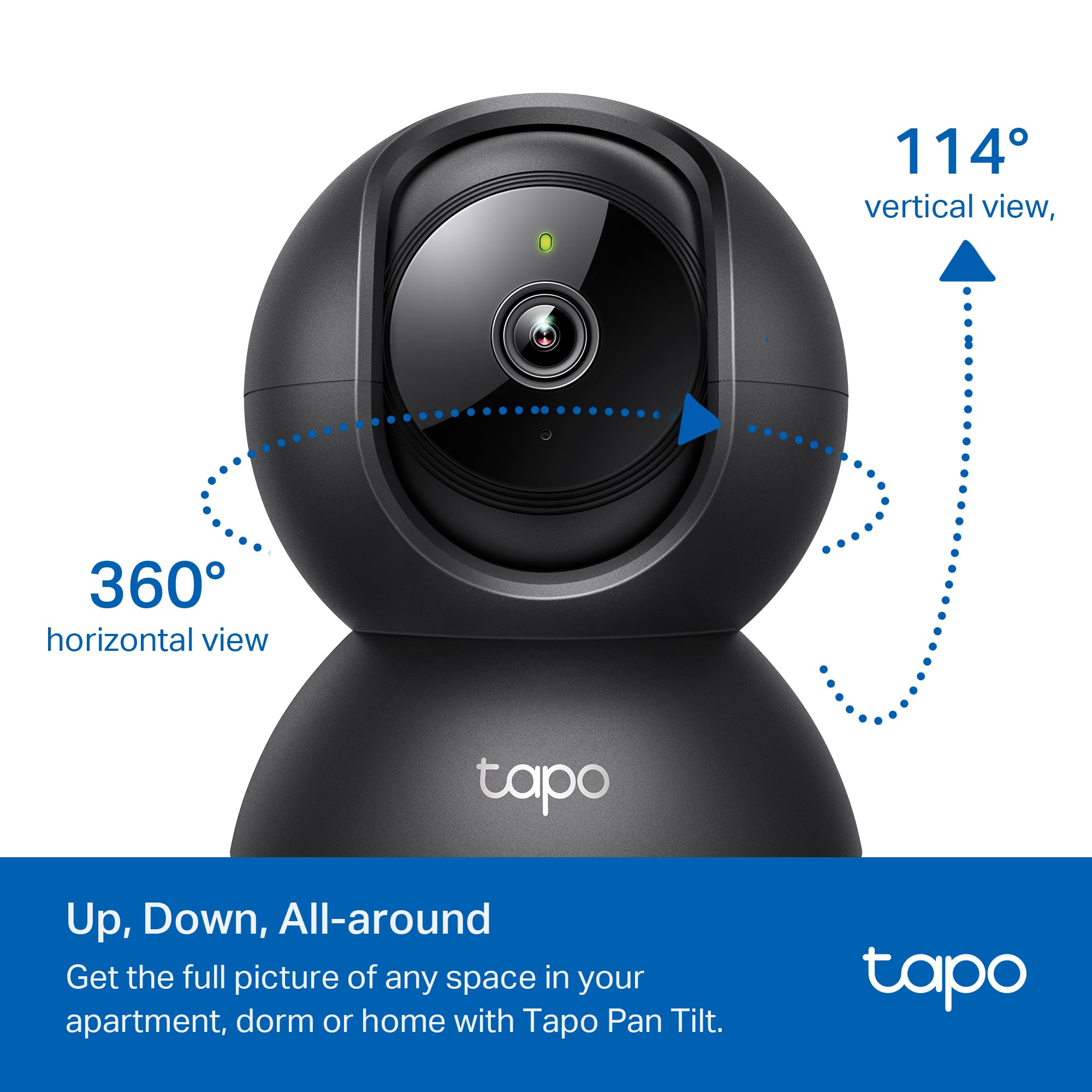 TP-Link Tapo Pan/Tilt Security Camera for Baby Monitor