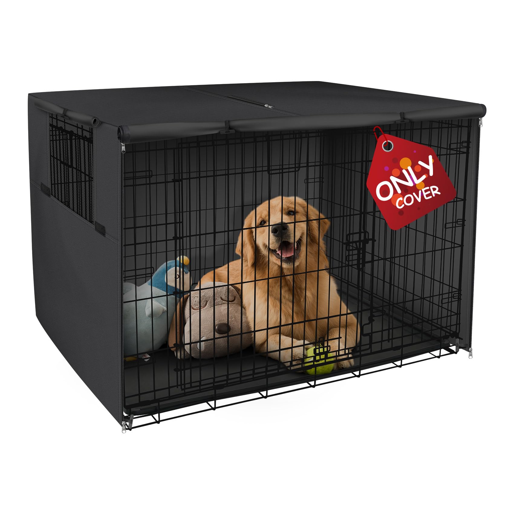 Explore Land Heavy-Duty Dog Crate Cover for Wire Kennels