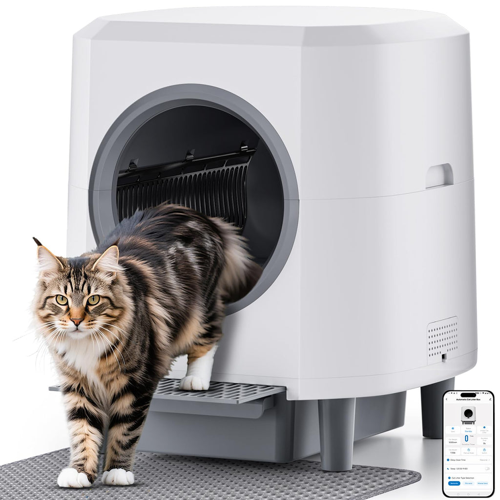 Ellenpent Automatic Self-Cleaning Cat Litter Box