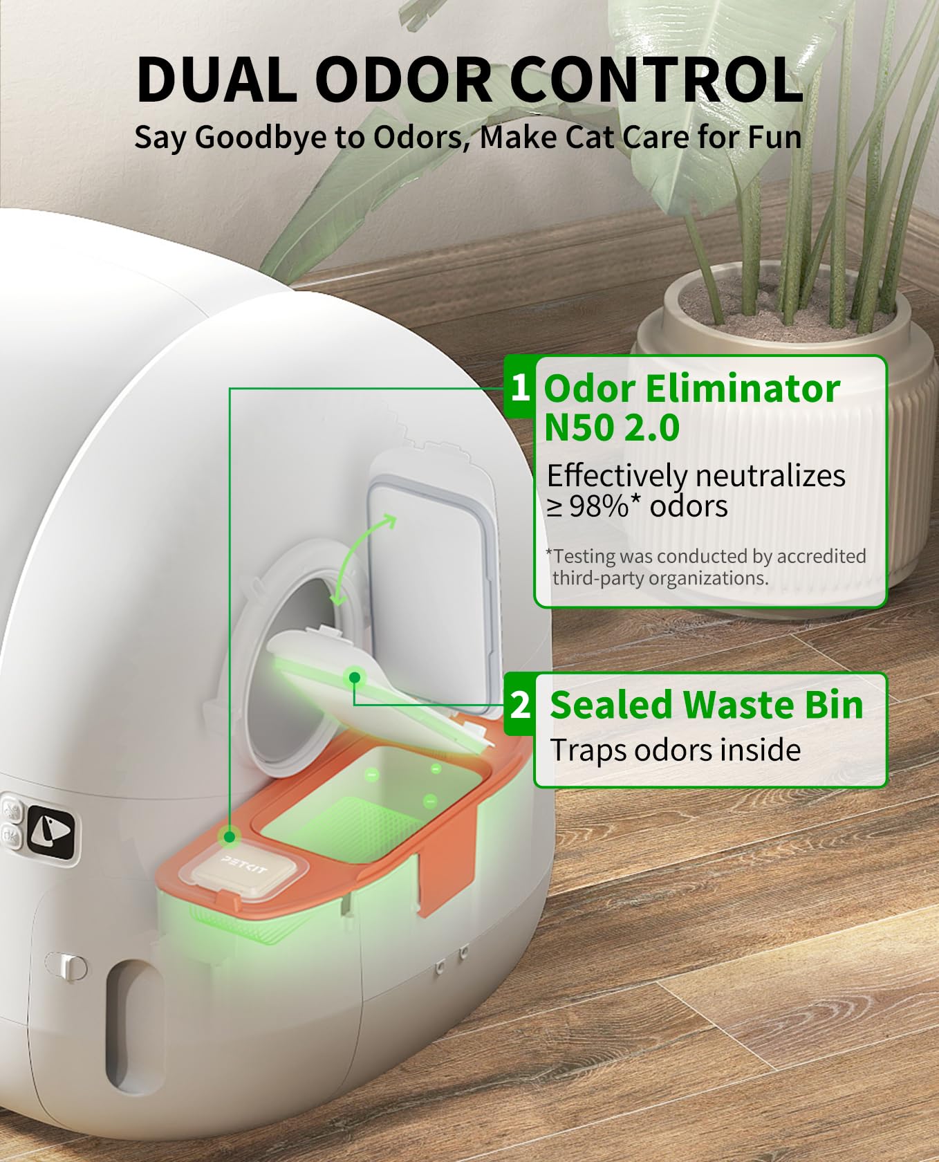 PETKIT App-Controlled Self-Cleaning Cat Litter Box