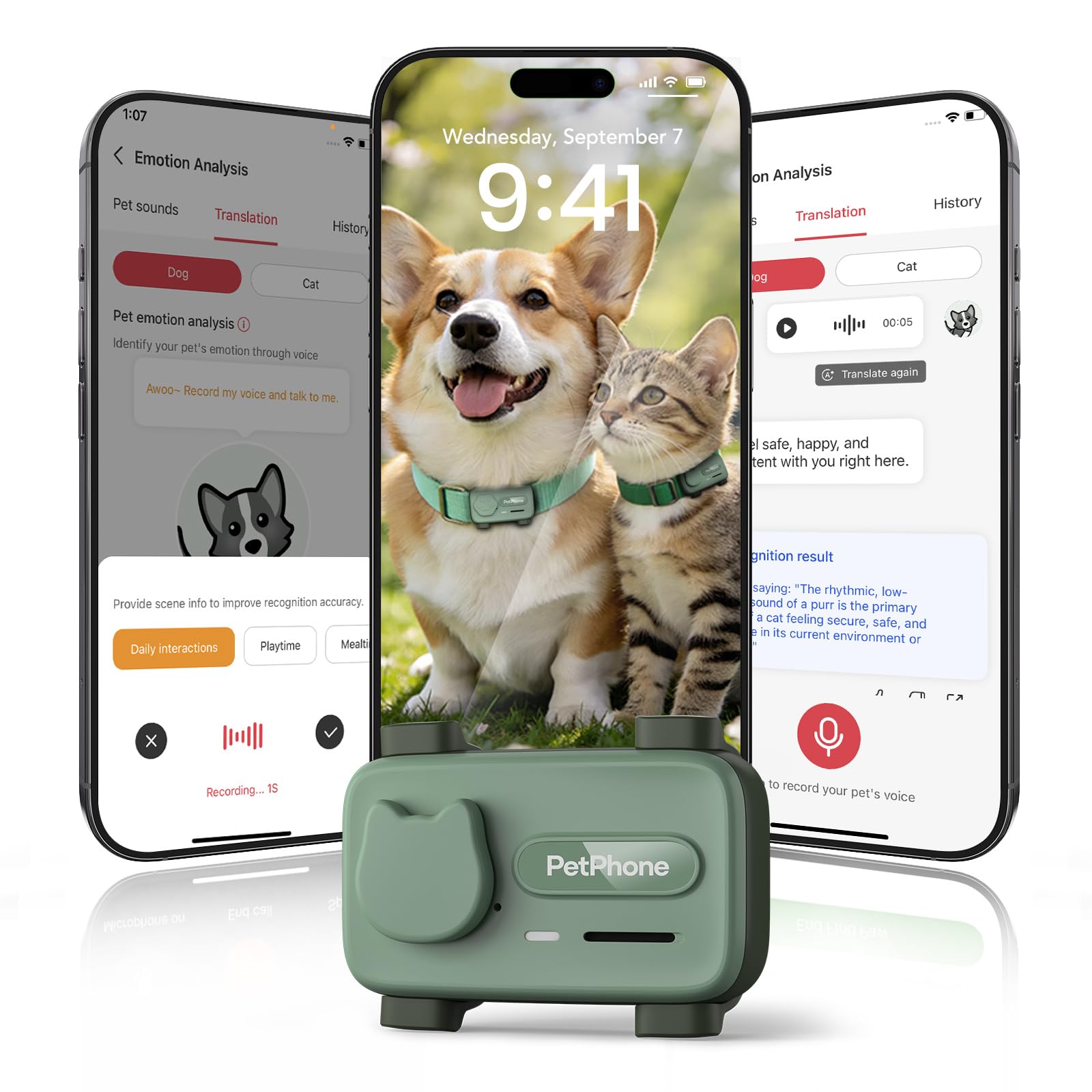 AI-Powered Pet Smartphone with Emotion Detection and Chat