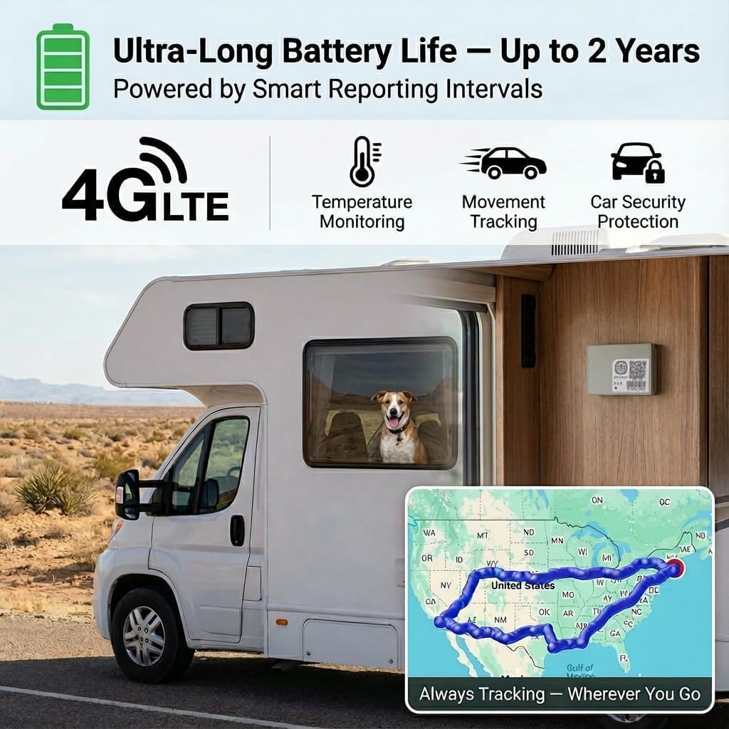 UBITracer GPS Pet Vehicle Temperature and Motion Monitor