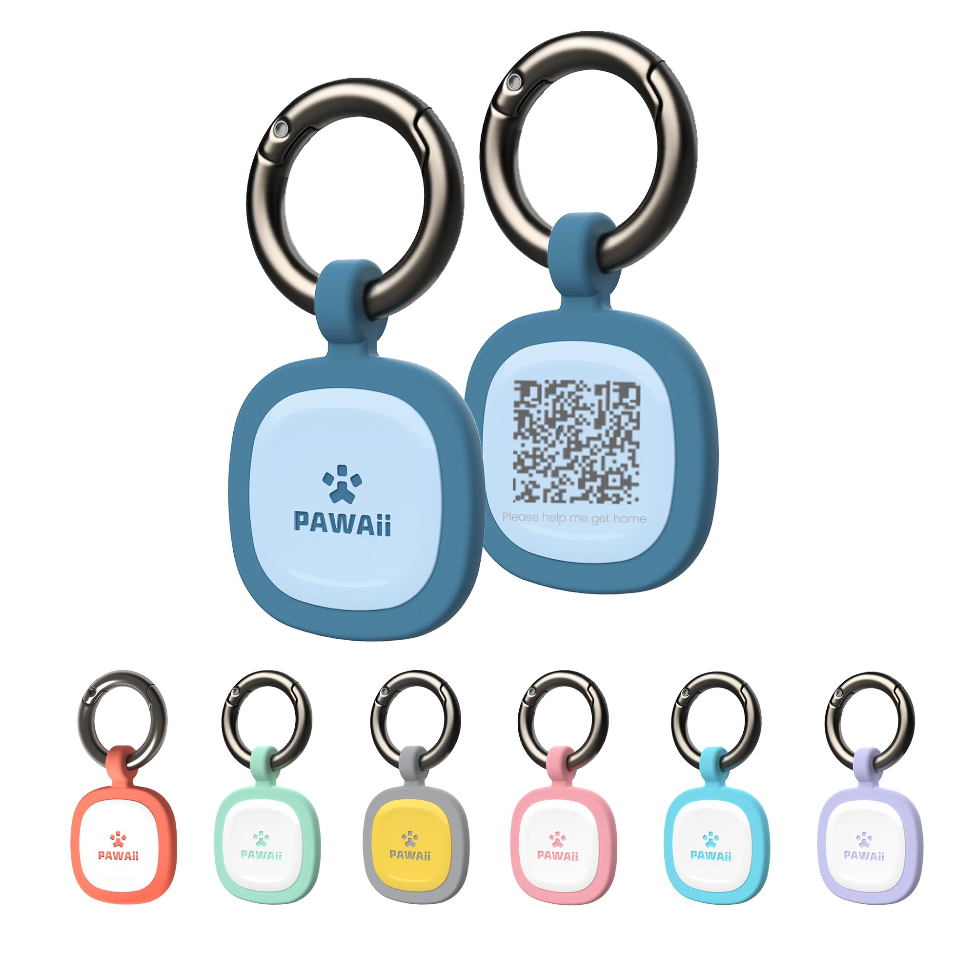 Pawaii Smart QR Code Pet ID Tag for Dogs and Cats