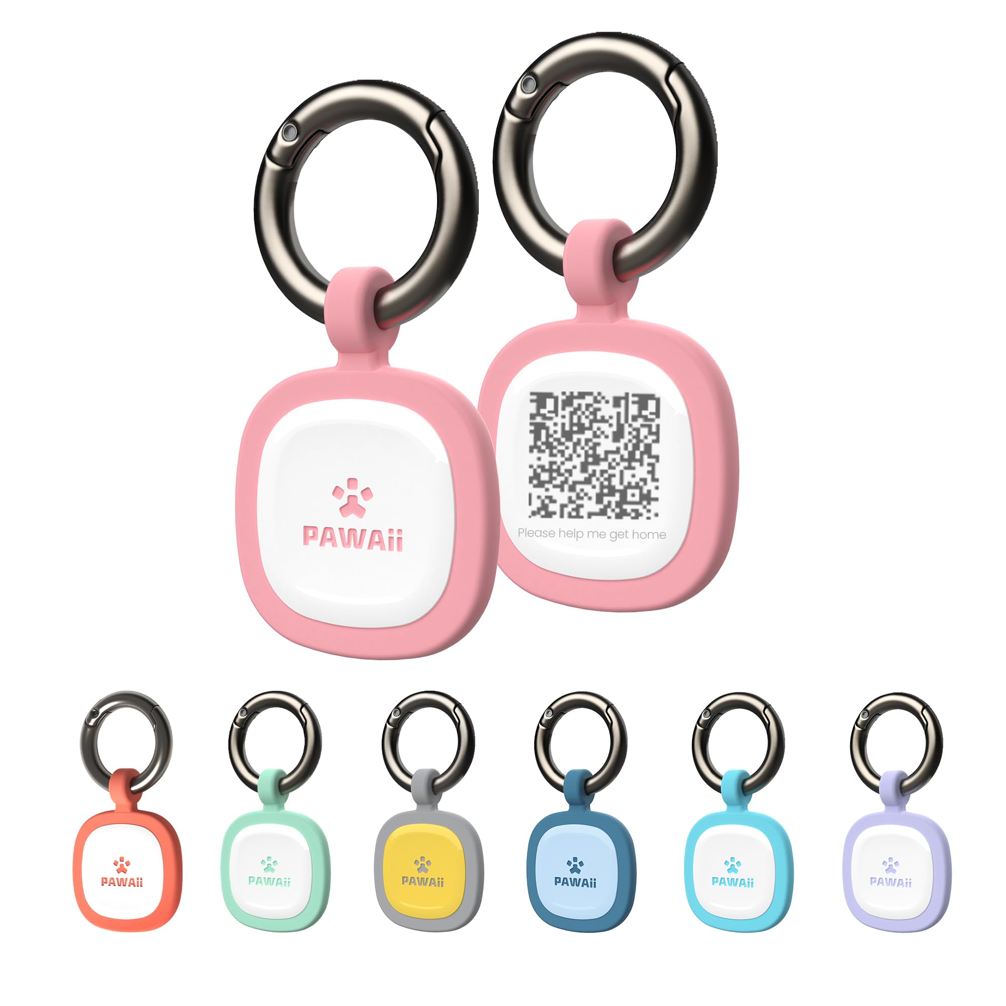 Pawaii Smart QR Code Pet ID Tag for Dogs and Cats
