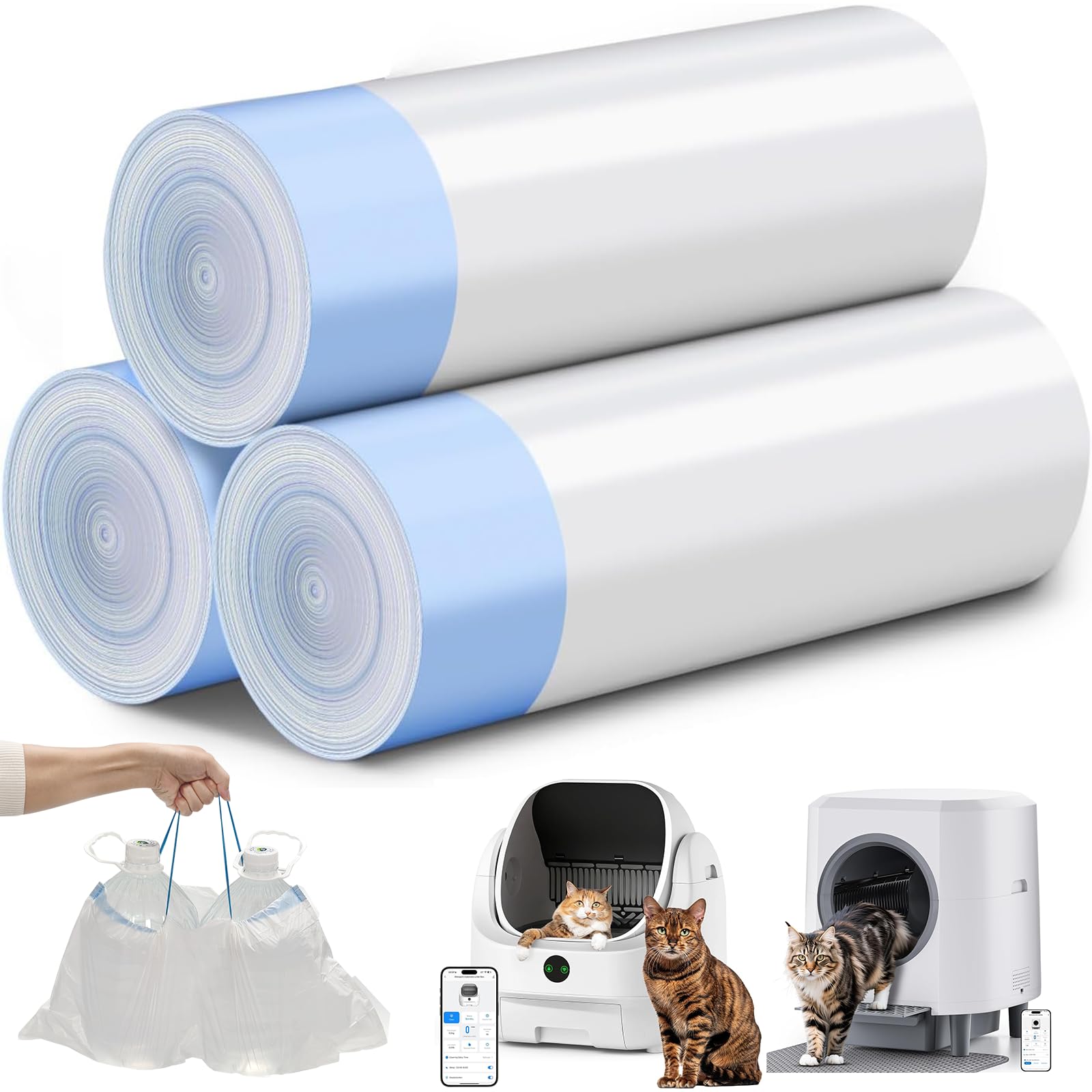 Ellenpent Automatic Self-Cleaning Cat Litter Box