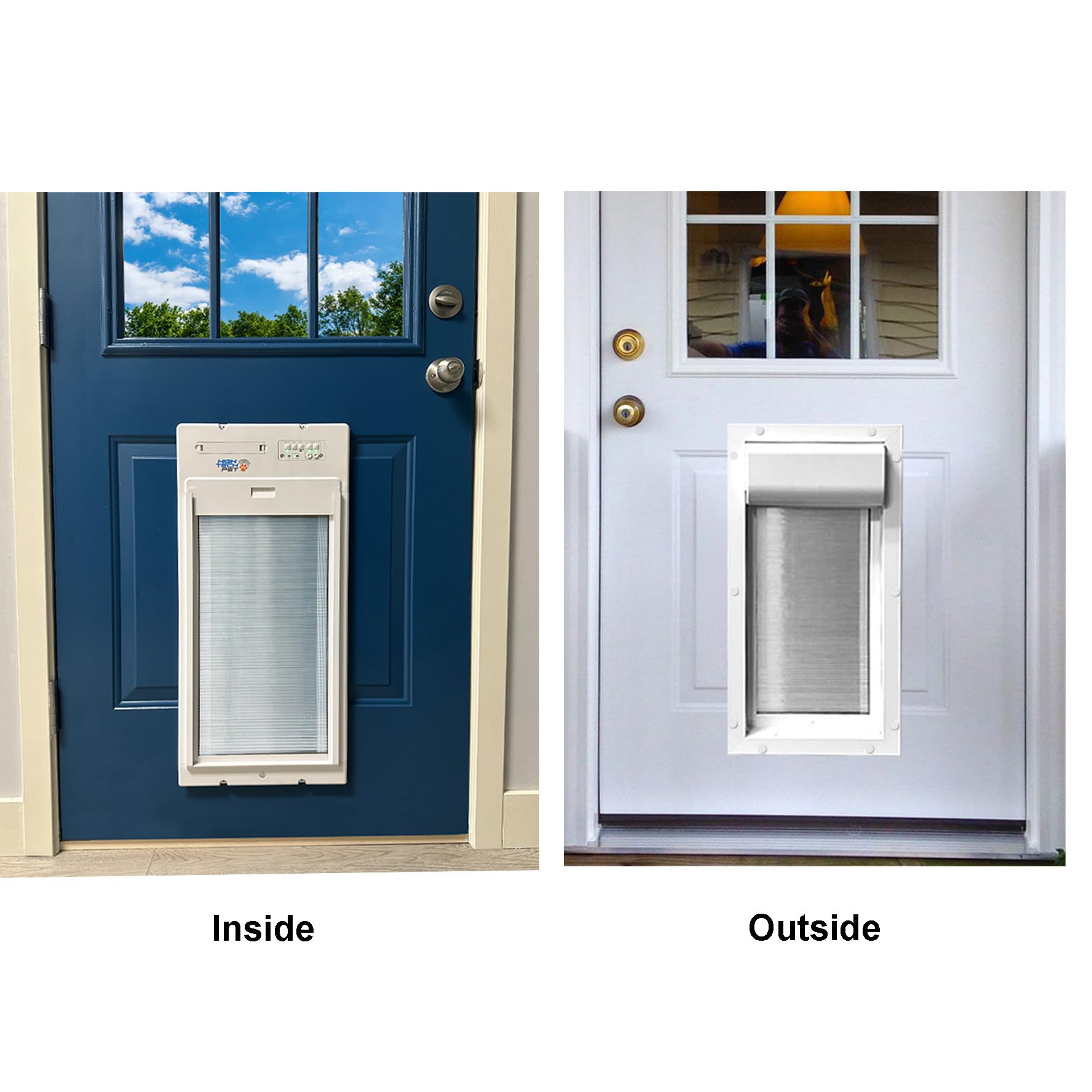Power Pet WiFi Roll-Up Automatic Door for Dogs and Cats