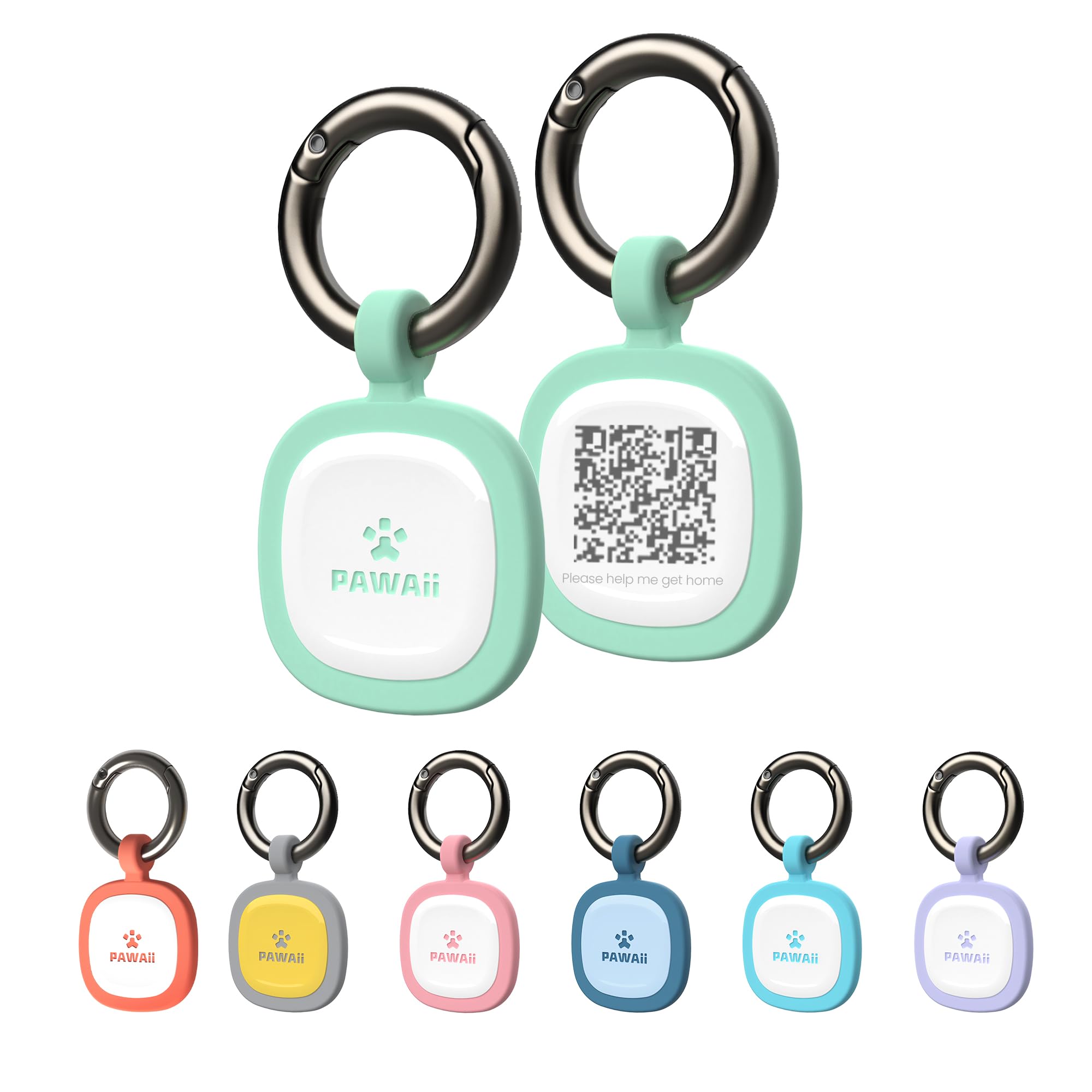 Pawaii Smart QR Code Pet ID Tag for Dogs and Cats
