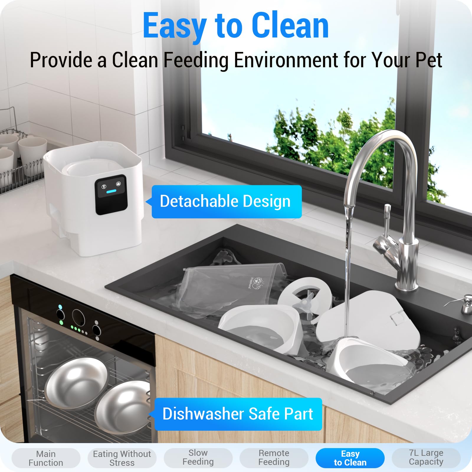 Frienhund Automatic Cat Feeder: Automatic Dog Feeder