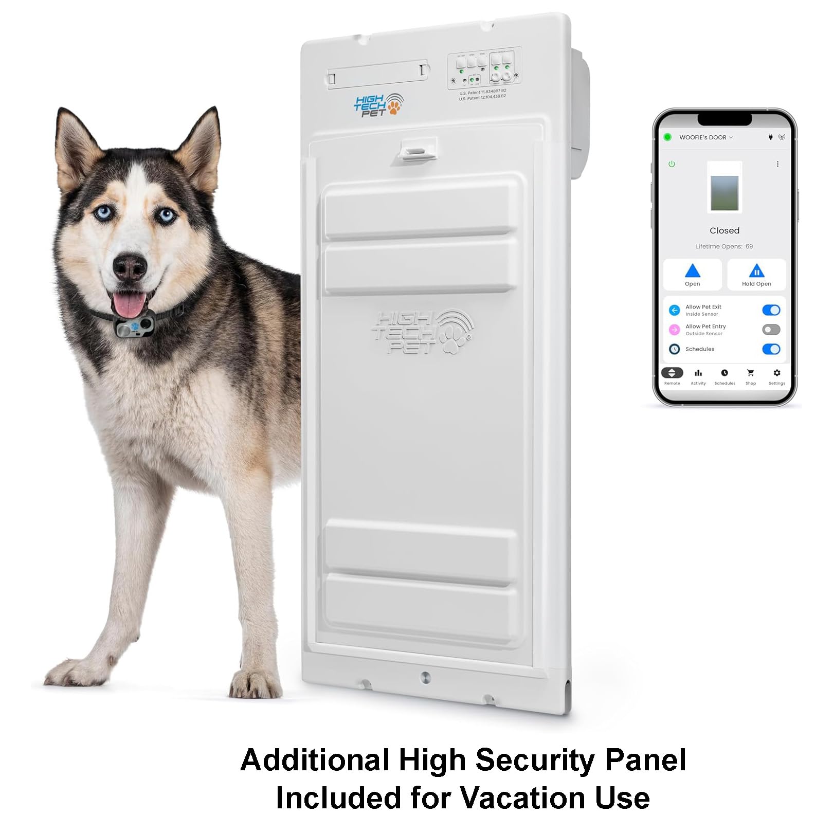 Power Pet WiFi Roll-Up Automatic Door for Dogs and Cats