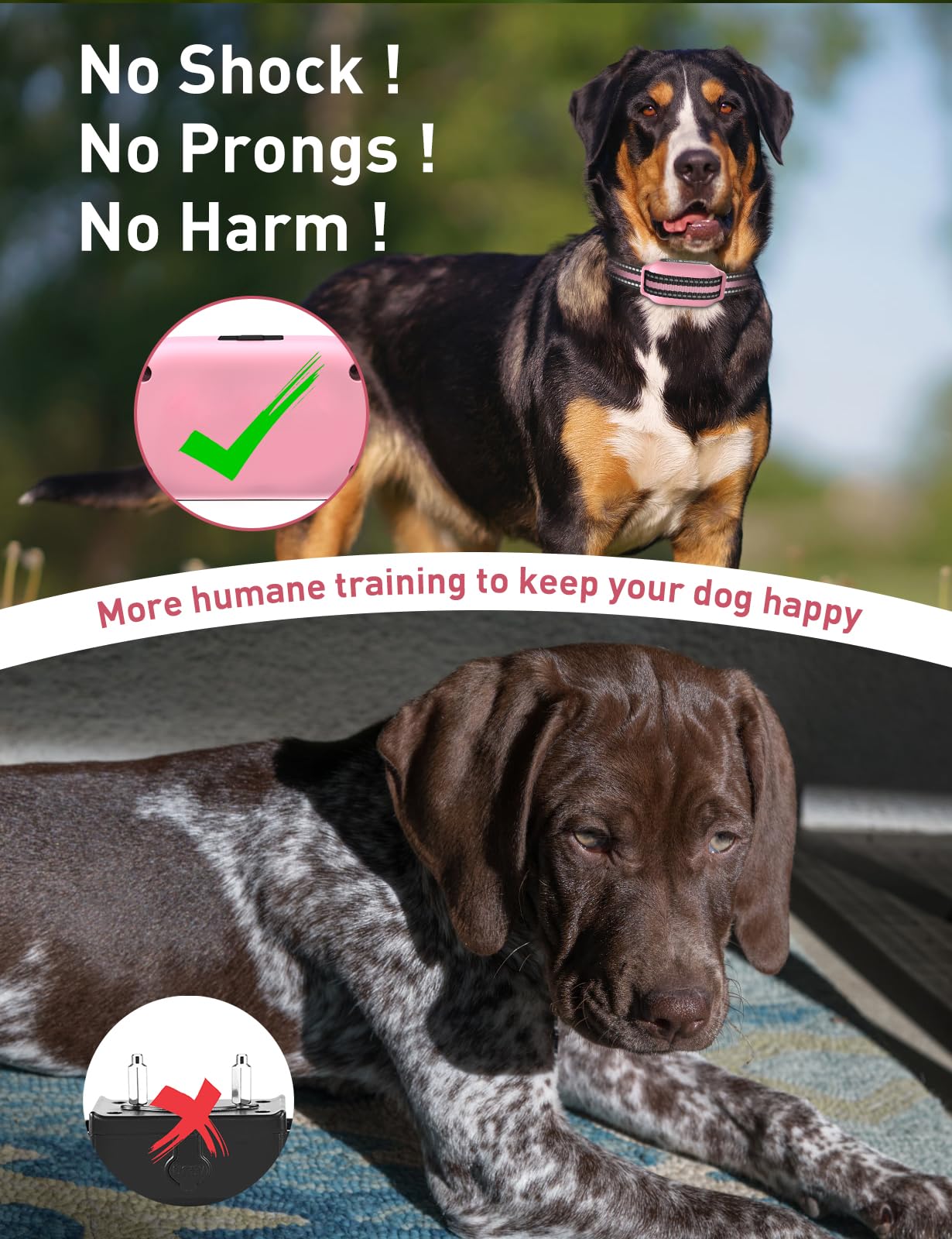 DOGLinsen Prong-Free Vibration Collar for Dogs