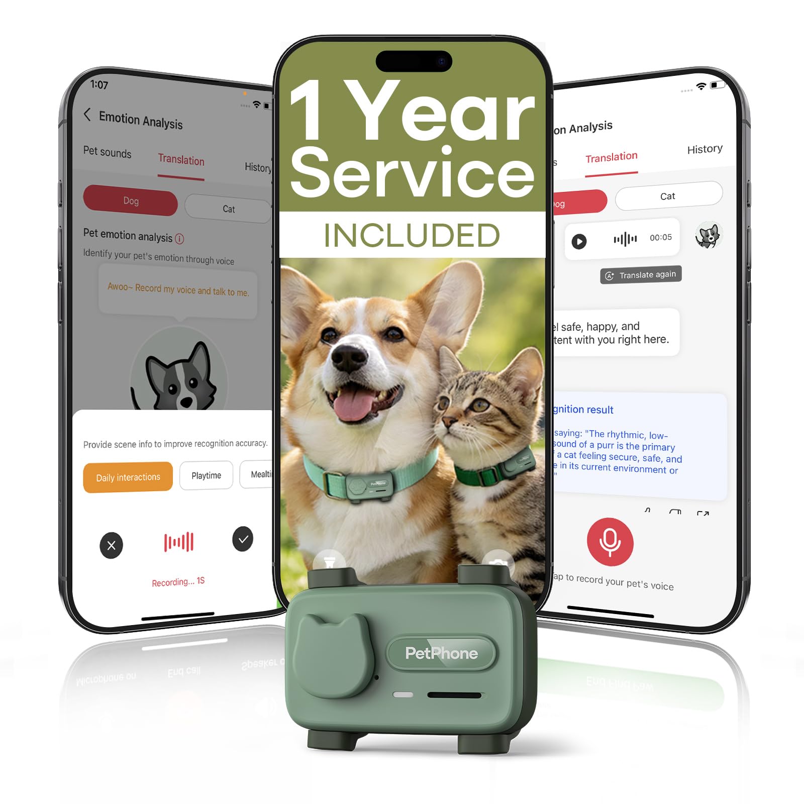 AI-Powered Pet Smartphone with Emotion Detection and Chat