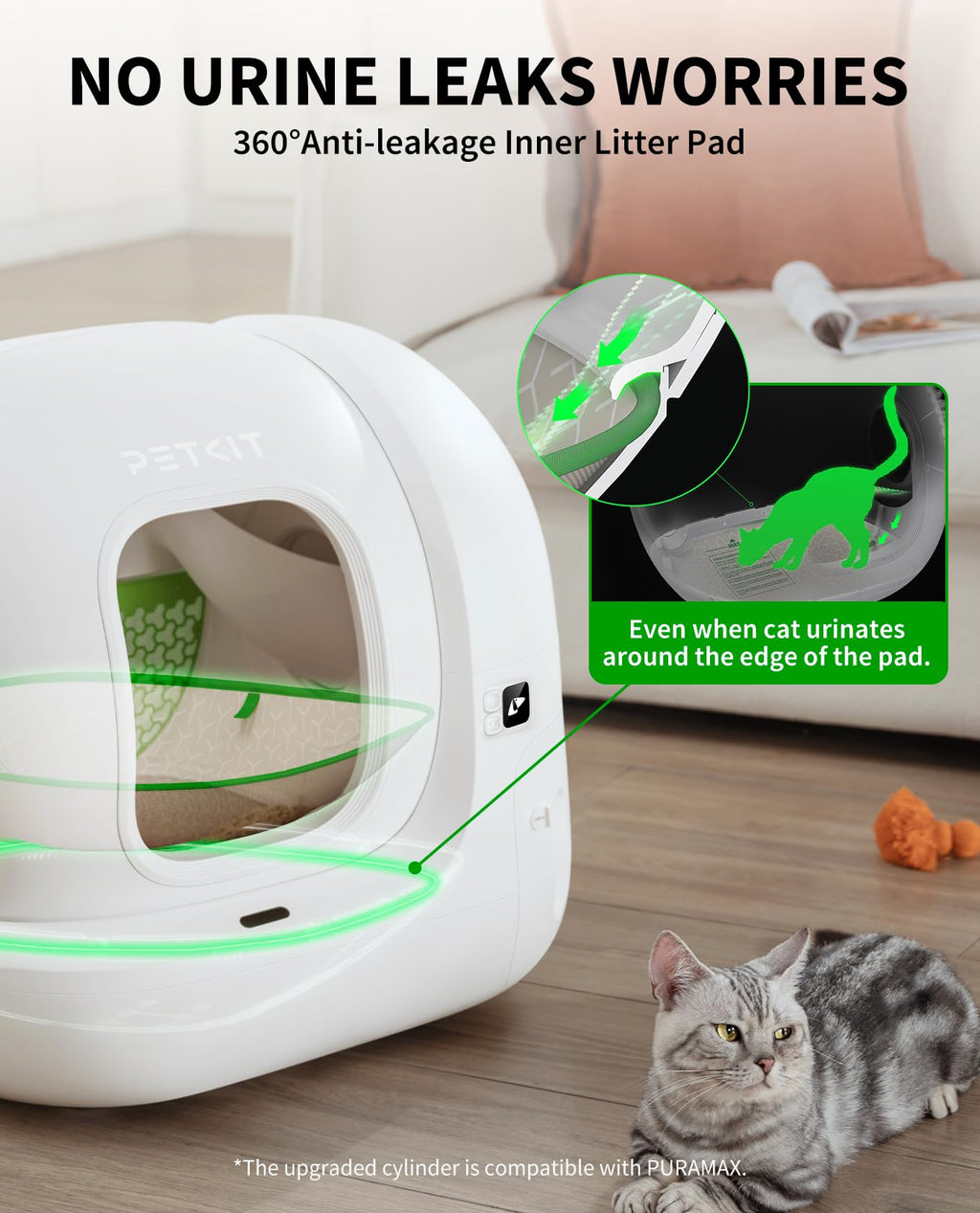 PETKIT App-Controlled Self-Cleaning Cat Litter Box