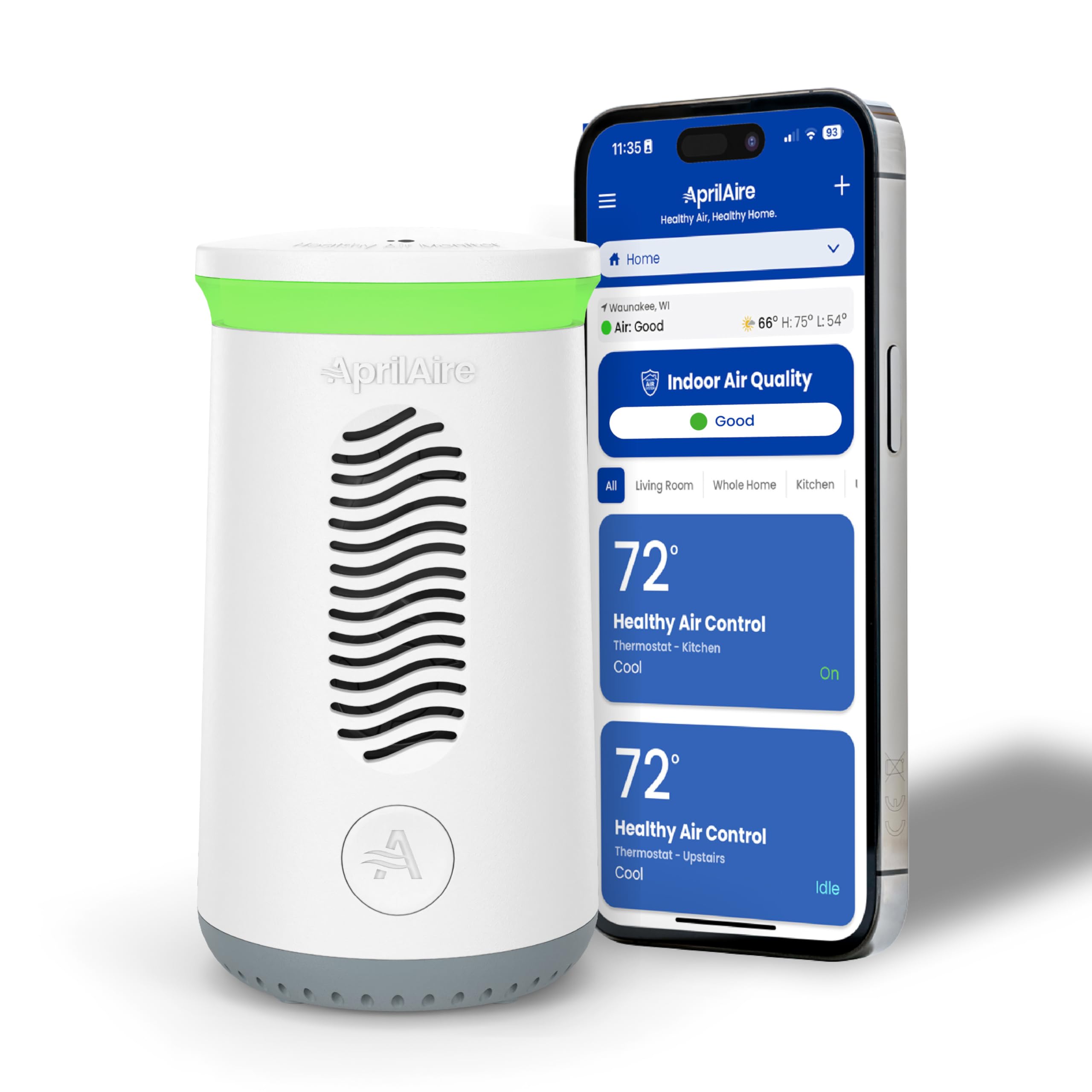 AprilAire Smart 5-in-1 WiFi Pet Air Quality Monitor