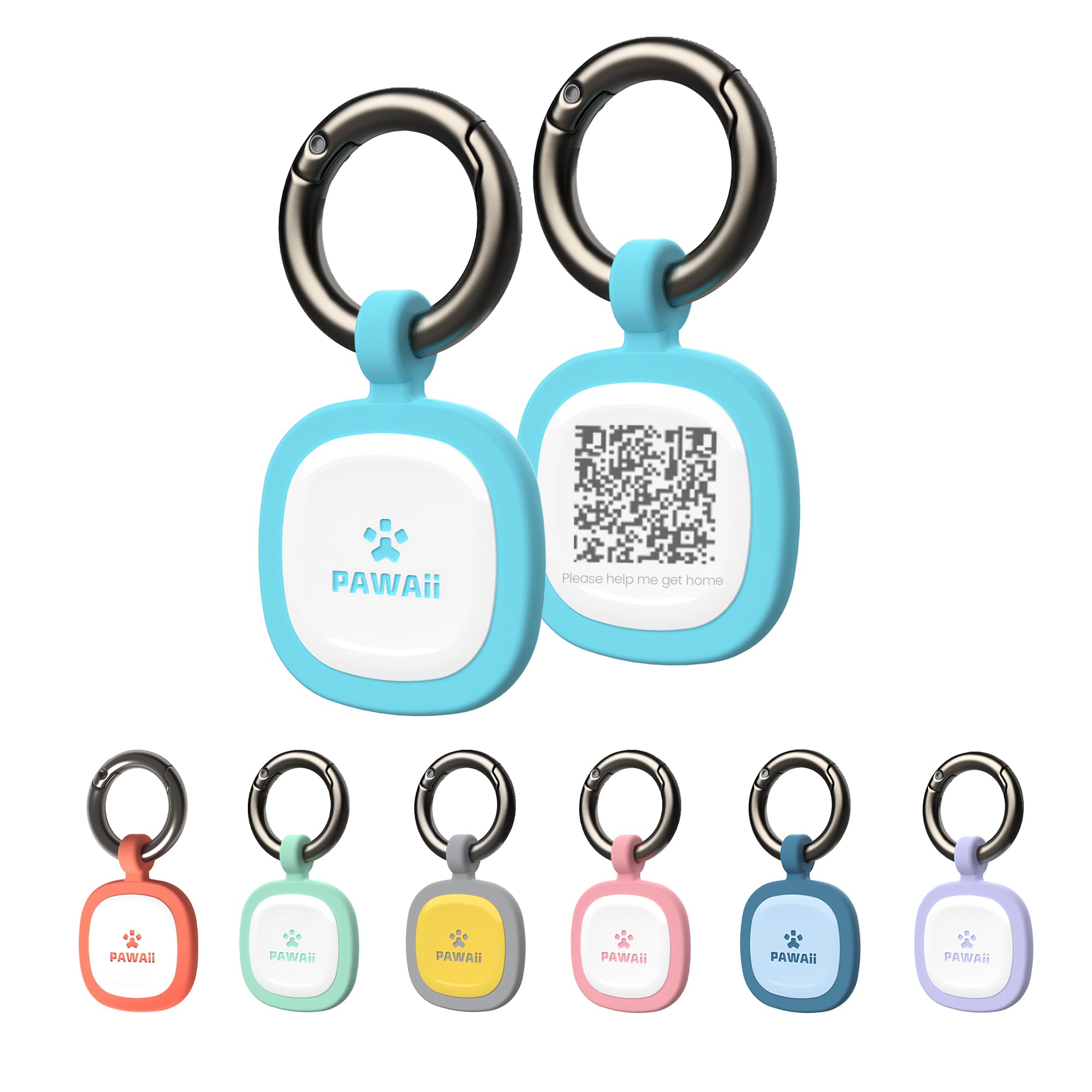 Pawaii Smart QR Code Pet ID Tag for Dogs and Cats